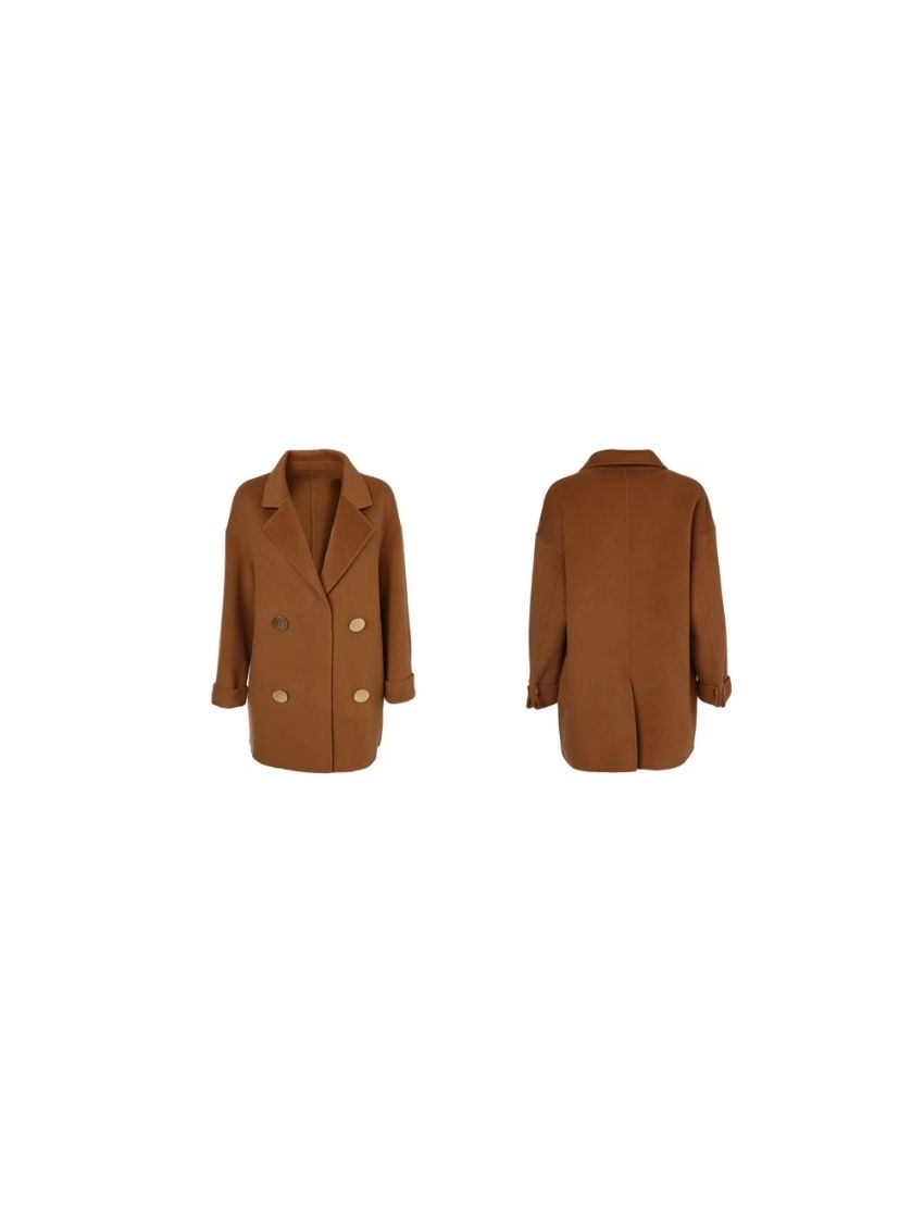 JUZUI Suit Collar Shape Coat
