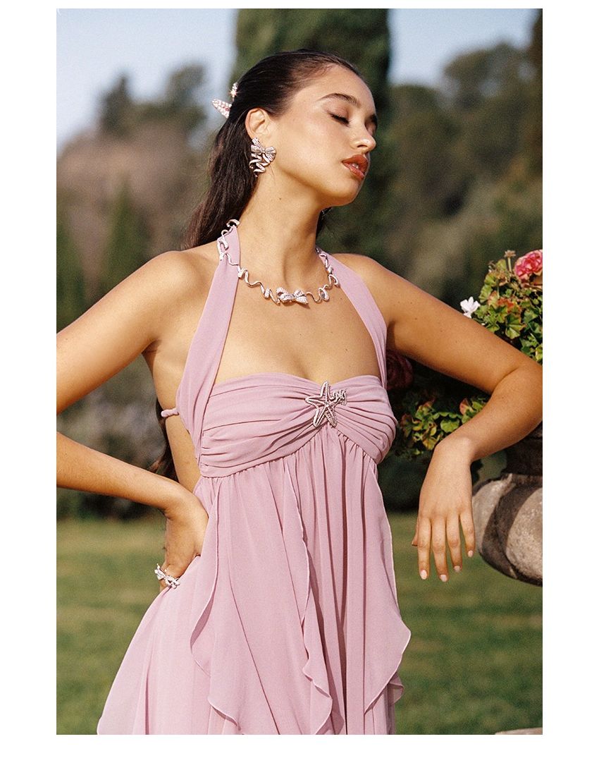 Strapless Backless Dress