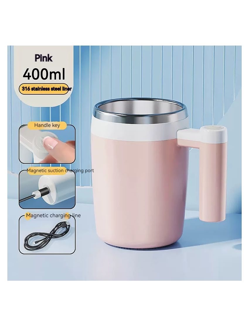 Magnetic Self Stirring Temperature Control Mug