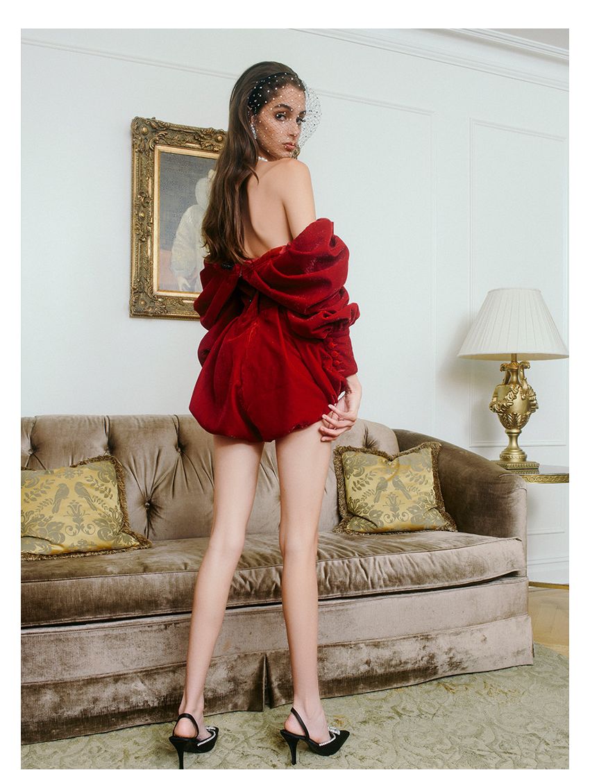 Knotted One-piece Shorts