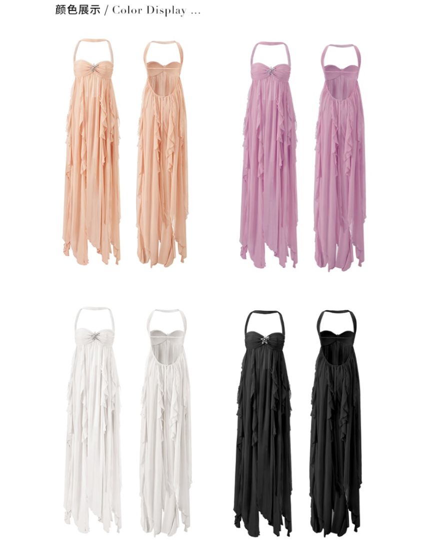 Strapless Backless Dress